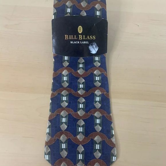 Bill Blass Black Label Silk Tie NWT - Picture 1 of 5